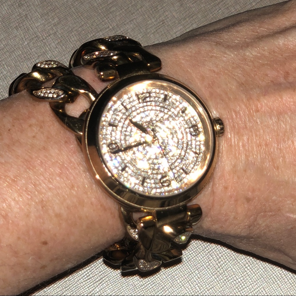 MK gold watch